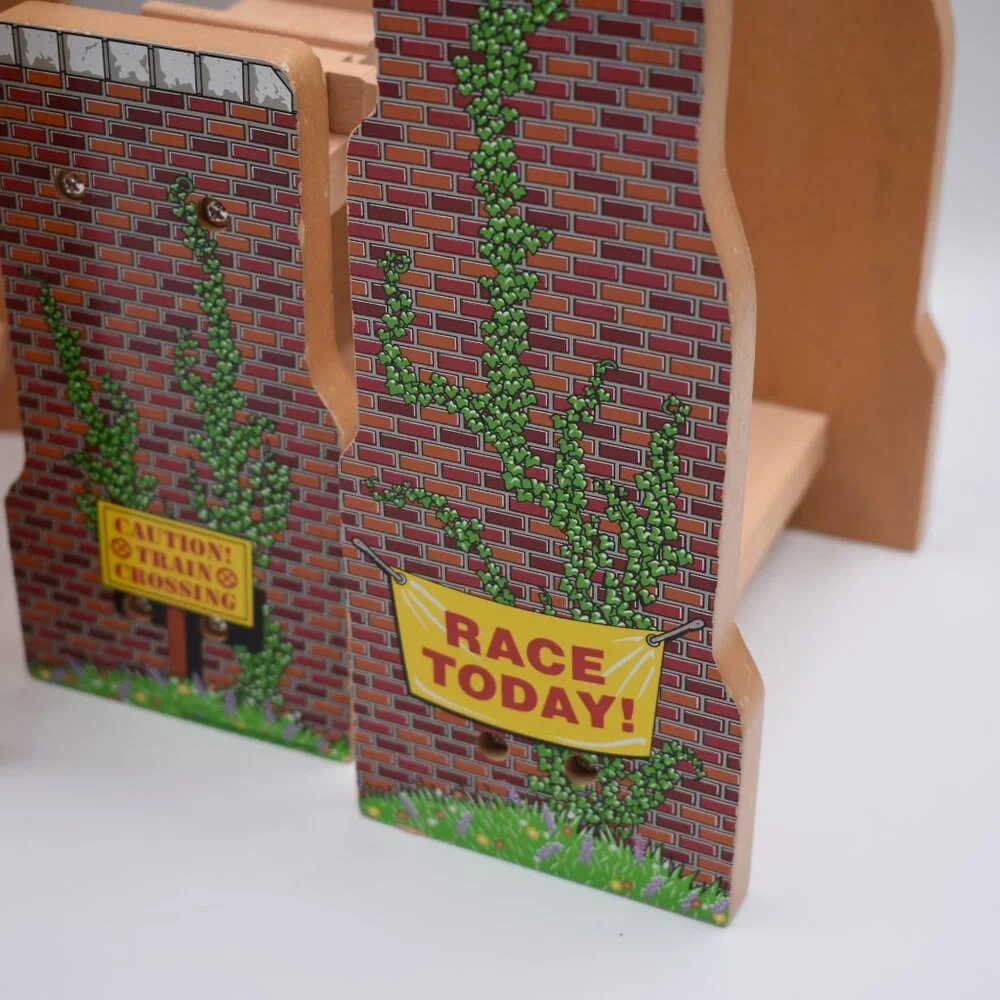 Race Wooden Mountain Risers Discontinued Replacement Pieces Thomas Tank Engine - Picture 9 of 9